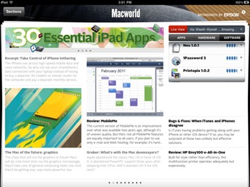 Read iPad and iPhone app