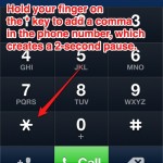 How to Add a Pause to Telephone Numbers on the iPhone