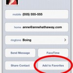 How to Add to Favorites List on iPhone