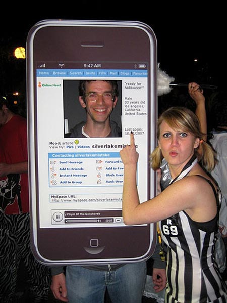 iphone costume hot chick