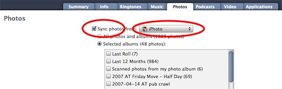 Add Pictures to iTunes