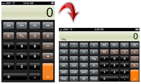 IPhone Basics Turn The IPhone Calculator Into A Scientific Calculator 