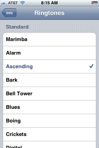List of Default iPhone Ringtones