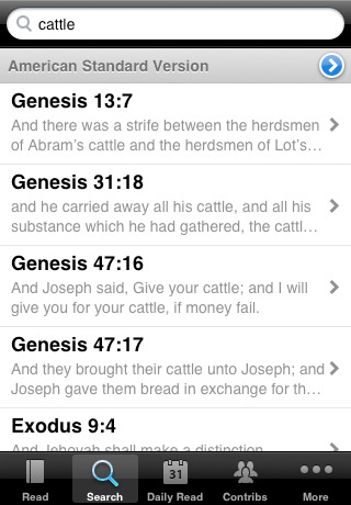 Bible iPhone App