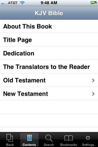 CCEL Bible for iPod and iPhone