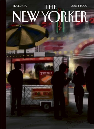 The New Yorker June 2009 cover made with an iPhone