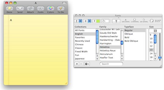 Add a Different Font to Mac Mail Note
