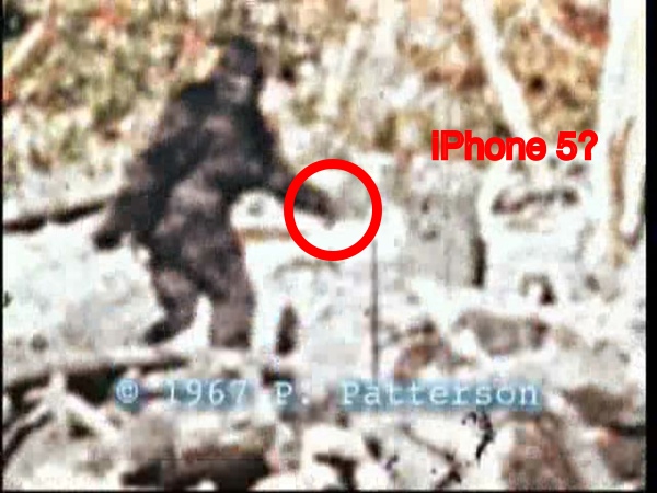 Big Foot with iPhone 5