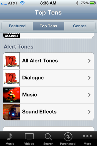 The Top 20 iPhone Alert Tones in iTunes (Video) – Art of the iPhone