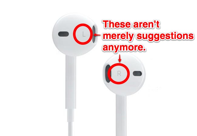Apple EarPods Right and Left earbuds