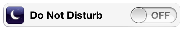 Do Not Disturb Mode for iPhone