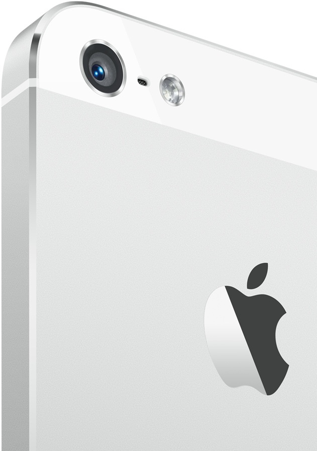 iPhone 5 White Camera Closeup