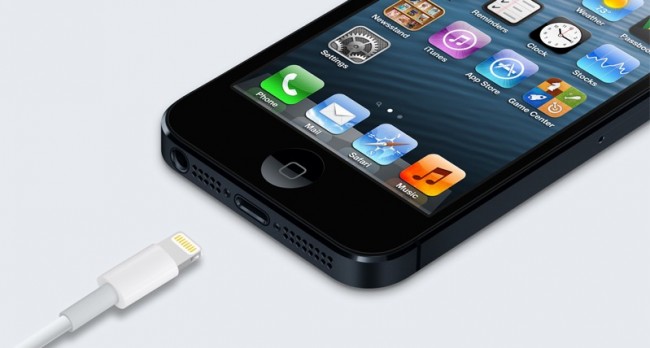 iPhone 5 With Lightning Cord