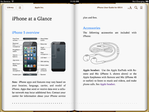 iPhone User Guide for iOS 6 screenshot
