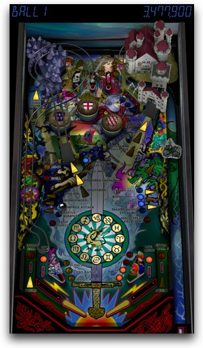 Pinball Crystal Caliburn II iPhone 5 screenshot