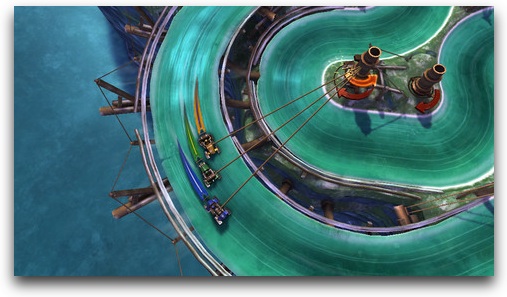 Slingshot racing iPhone 5 game screenshot