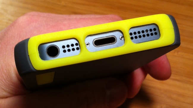 Bottom of Incipio Dual Pro iPhone 5 case
