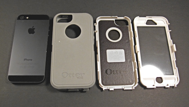 Otterbox Defender iPhone 5 case exploded view
