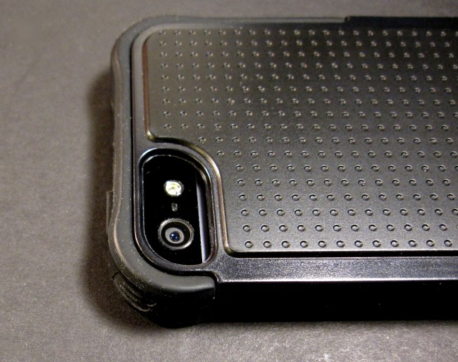 Ballistic Shel Gel for iPhone 5 camera close up