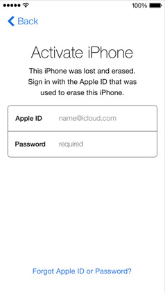 iOS 7 Activation Lock