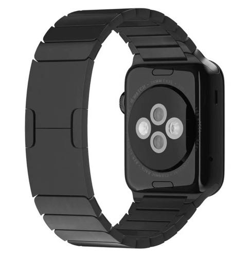 Apple Watch black stainless steel link
